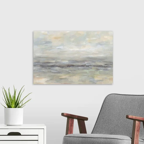 Stormy Grey Landscape - Canvas Wall Art, 24x16, Great Big Canvas