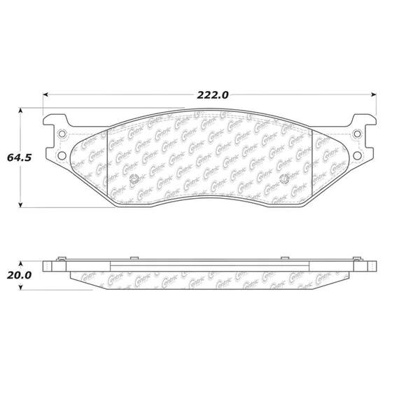 Centric 106.07770 Disc Brake Pad