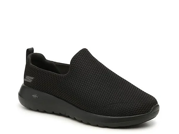 Skechers Men's Gowalk Max Casual Slip-On Shoes - Black, 11EW