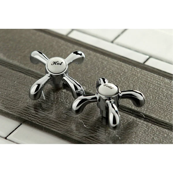 Kingston Brass Ks1271txbs French Country Kitchen Bridge Faucet with Brass Sprayer - Chrome