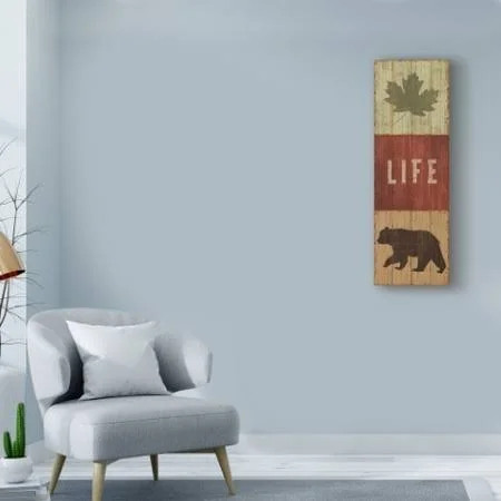 Trademark Fine Art 'Lake Lodge XIV' Canvas Art by Sue Schlabach, Size: 16 x 47
