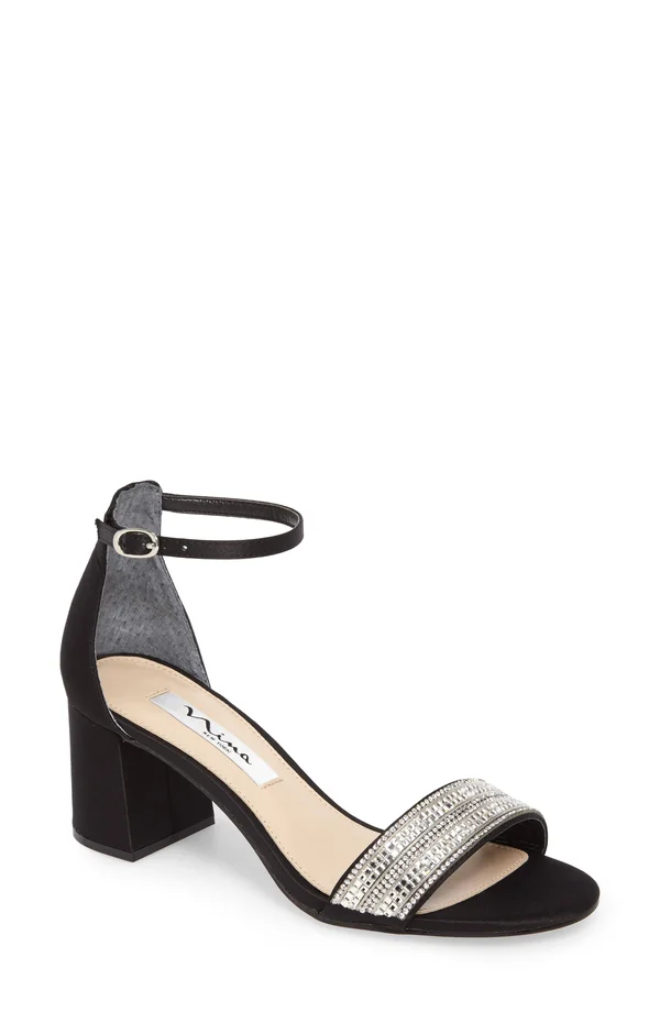 Nina Elenora Sandal - Black - 8.5 M