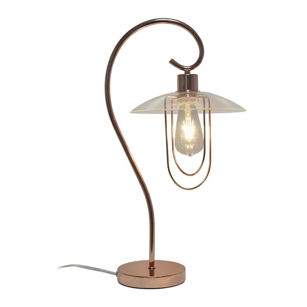 Simple Designs LT1086-RGD Modern Metal Table Lamp Rose Gold