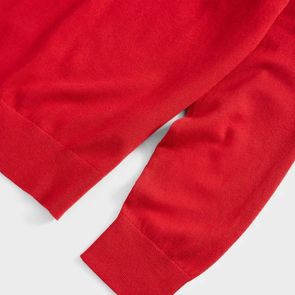 Nautica Men's Big & Tall Navtech V-Neck Sweater - Naut Red - XLT