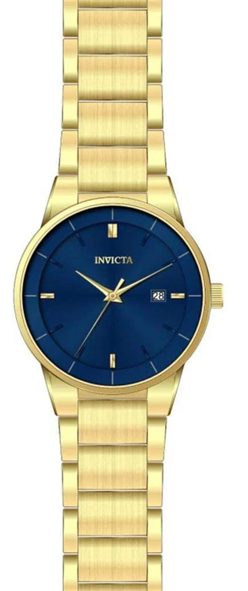Invicta Specialty Quartz Blue Dial Yellow Gold-Tone Men's Watch 29477