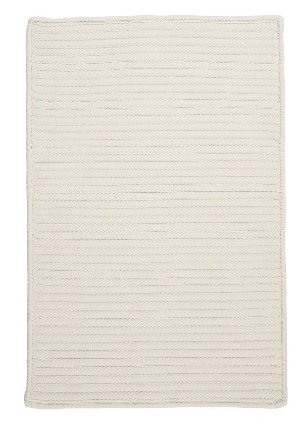 Colonial Mills 2&0x22 x 7&0x22 White Simply Home - Solid Runner Area Rug