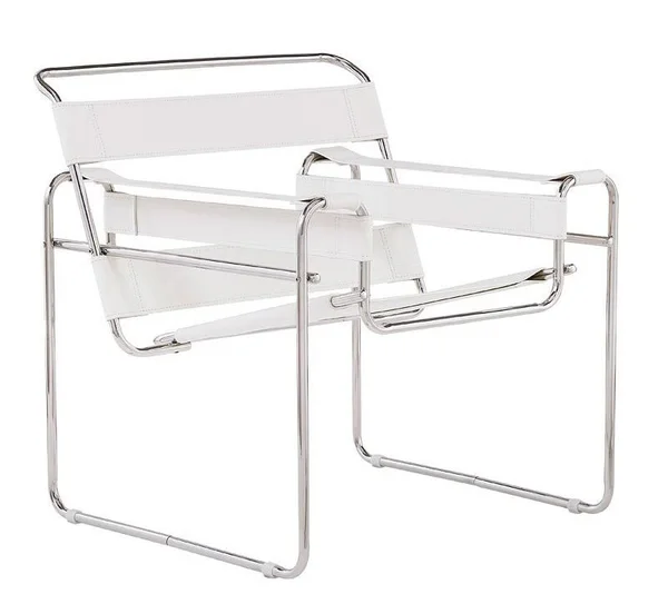 Global Furniture H50SS Strap Style White Chair