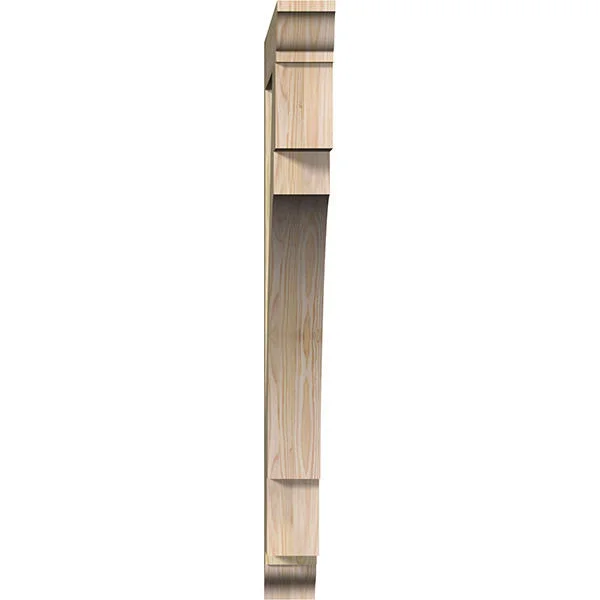 4x22W x 36x22D x 44x22H Merced Traditional Rough Sawn BRACKET, Douglas Fir