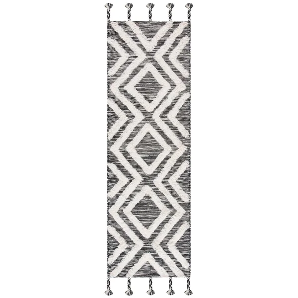 Safavieh Kenya Rug Collection KNY331Z - Black - Ivory - 8& x 10&