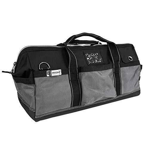 Bucket Boss Extreme Big Daddy Tool Bag in Grey - 65024, Black|Black and Gray