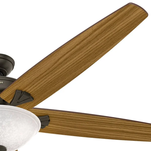 Hunter 51122 Stockbridge 70x22 Ceiling Fan with LED Lights, Brushed Nickel