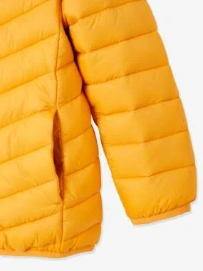 Lightweight Jacket with Hood - for Girls Mustard