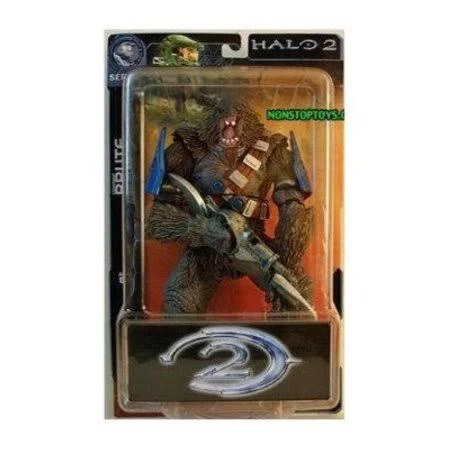 Halo 2 Series 1 Brute Figure (1st Appearance - Mint Card)