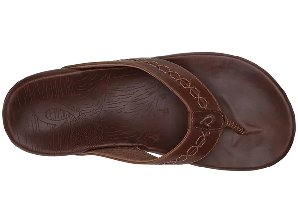 Olukai Honoli&i Sandals - Men's Toffee/Toffee, 10