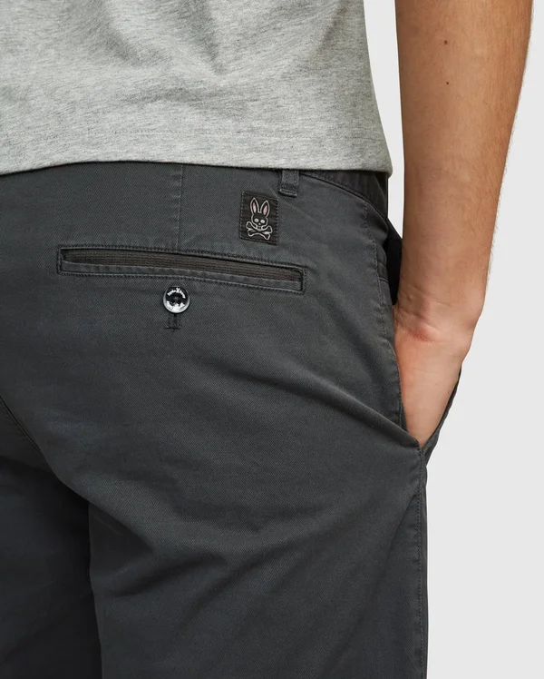 Psycho Bunny, Mens Diego Shorts, DK Grey