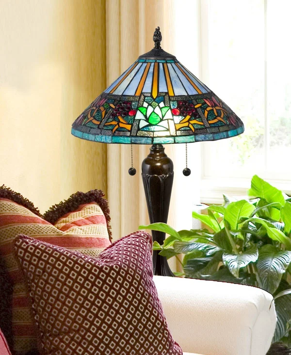 Dale Tiffany Tt18341 Amada Tiffany Table Lamp