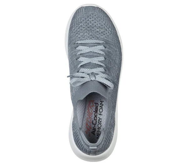 Skechers Women's Ultra Flex 2.0 - Flash Illusion Sneakers - Gray, 8.5