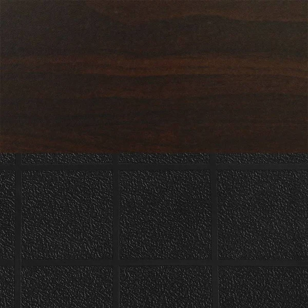 Regency Kee 72x22 x 24x22 Height Adjustable Mobile Classroom Table - Mocha Walnut & 2 Andy 18-in Stack Chairs- Navy Blue
