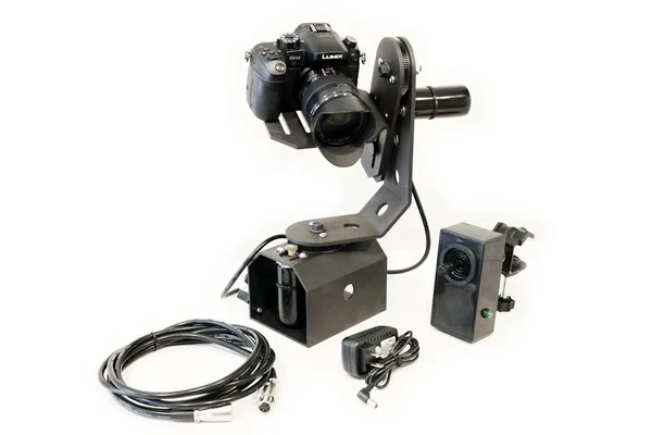 TigerTilt Motorized 360? Pan, Tilt Gimbal Head for Tripods, Cranes & Jibs - Battery