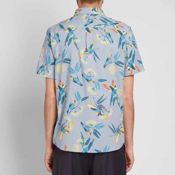 Patagonia Men's Go to Shirt Parrots Ghost Purple, S