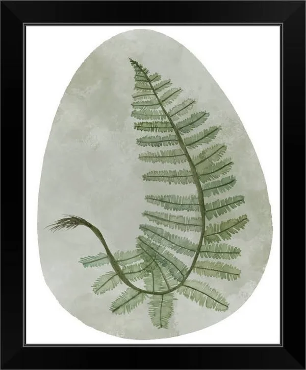 Icy Forest II - Black Framed Wall Art, 16x20, Great Big Canvas