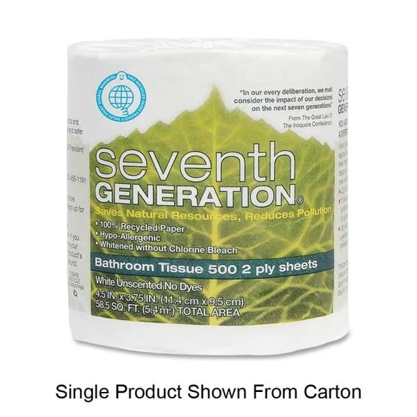 Seventh Generation 13703 Unscented Bathroom Tissue