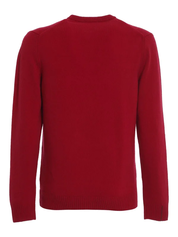 Lacoste Mens Classic 476 Red Pullover Crew-Neck Sweater Size 3
