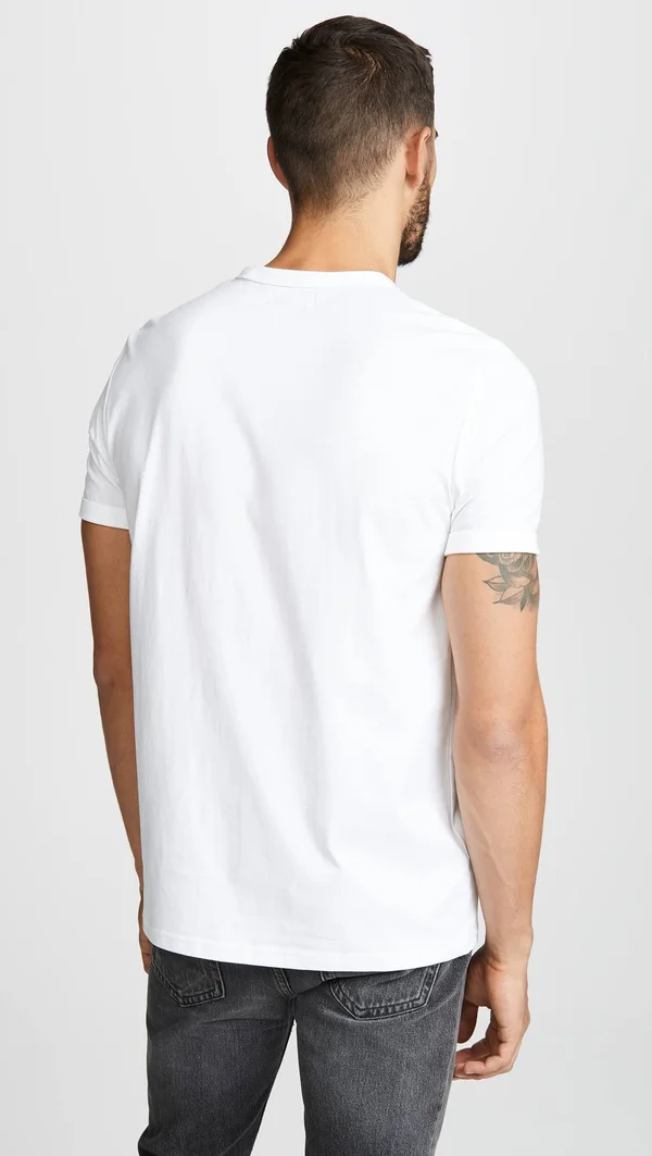 Fred Perry Ringer T Shirt White