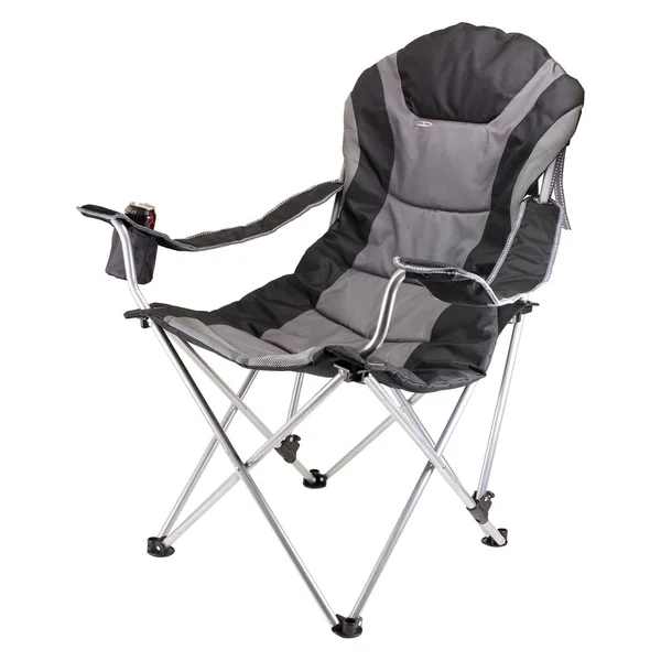 Black Washington State Cougars Reclining Camp Chair