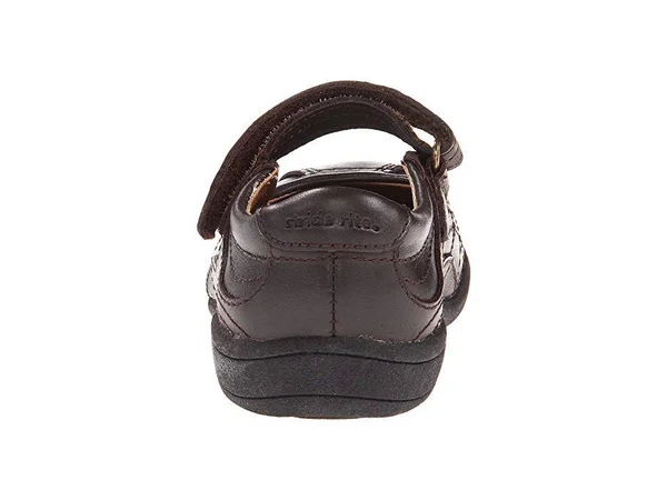 Stride Rite Claire Big Girl's Brown Uniform Flats, Size: 9.5