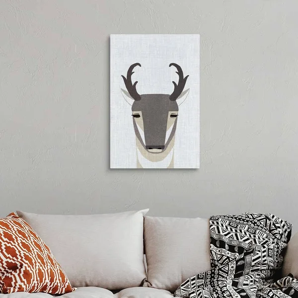 Pronghorn Antelope, Canvas Wall Art, 20x30, Great Big Canvas
