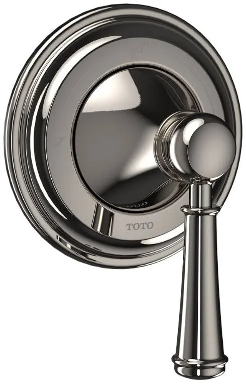 Toto TS220D1#CP Vivian Two-Way Diverter Trim with Off-Lever Handle, Polished Chrome