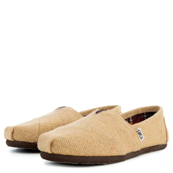 Toms Women's Burlap Classics Natural Size 9