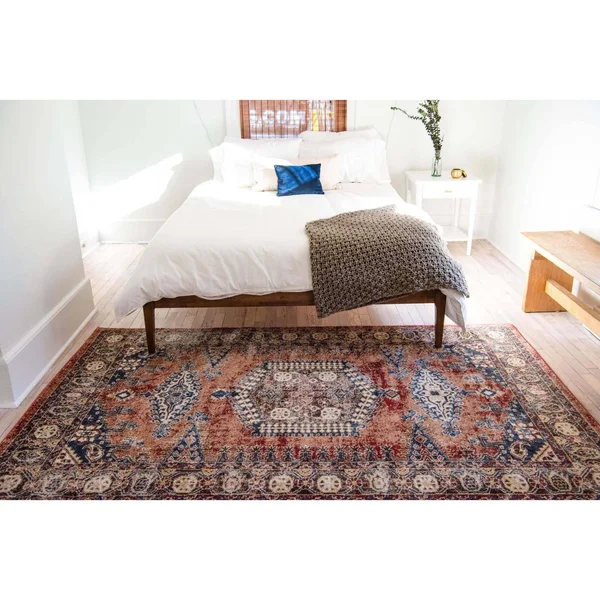 Unique Loom Larissa Utopia Area Rug - 5& x 8& Terracotta