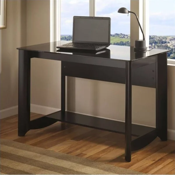 Bush Aero Writing Desk - Classic Black