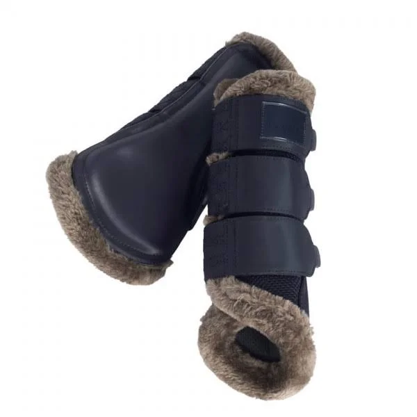 Eskadron Classic Sports 21 Mesh Faux Fur Tendon Boots Rouge