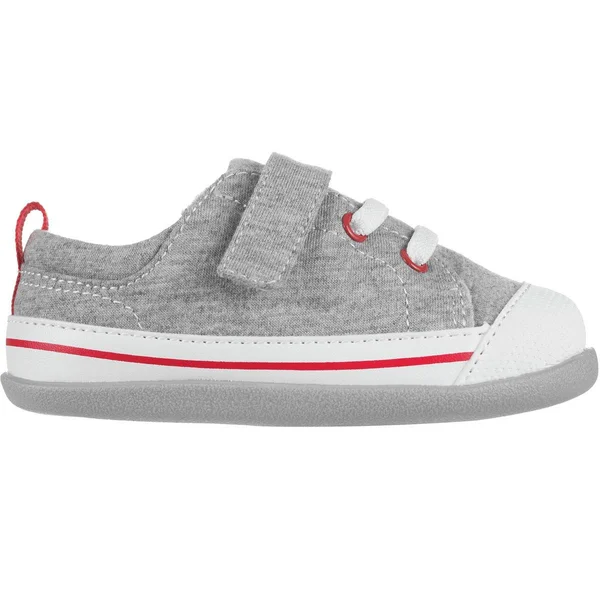 See Kai Run Kids Stevie II (Infant/Toddler) Boy's Shoes Gray Jersey : 6 Toddler M