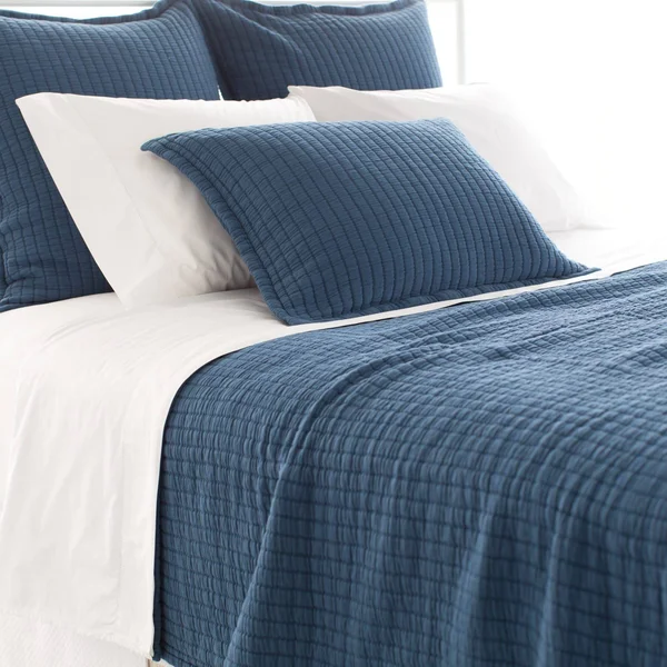 Pine Cone Hill Boyfriend Grey Matelasse Coverlet King