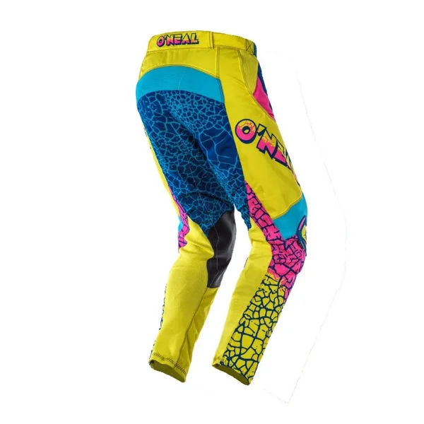 O&Neal Mayhem Lite Crackle 91 Pants - Yellow/White/Blue - 36
