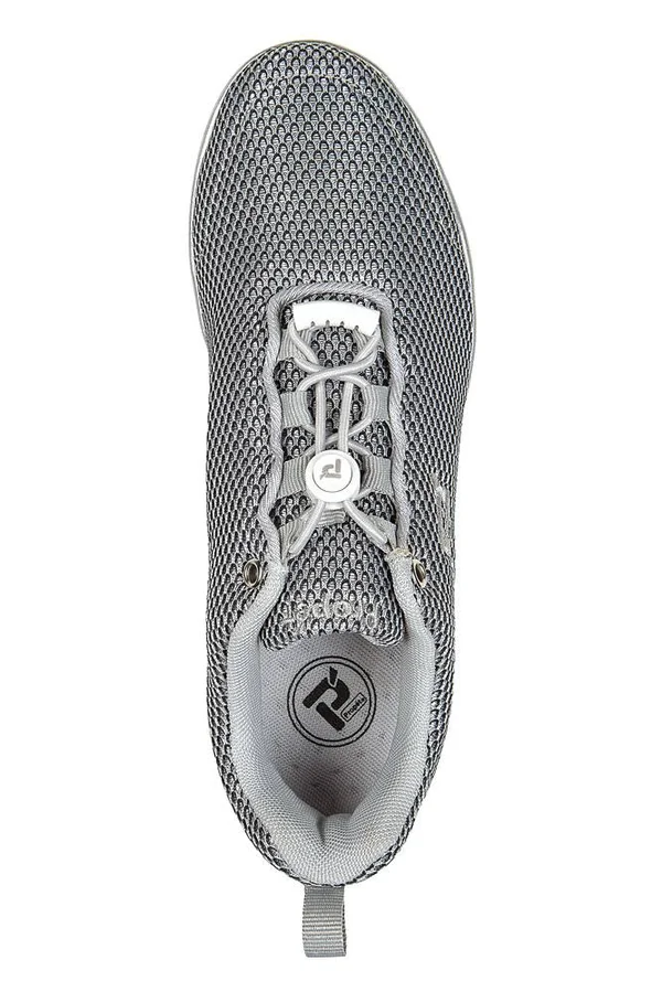 Propet Women's TravelFit Prestige Silver/Black 11 N