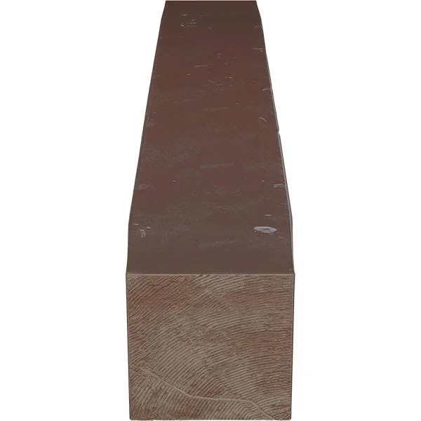 Ekena Millwork MANUKP08X12X48AE 8x22H x 12x22D x 48x22W Knotty Pine Faux Wood Fireplace Mantel - Aged Pecan