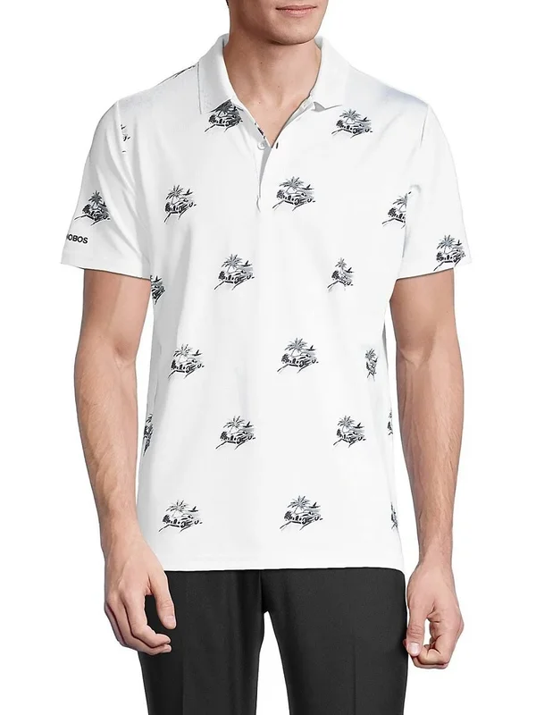 Bonobos Golf The Performance Golf Novelty L - White Scenic Drive