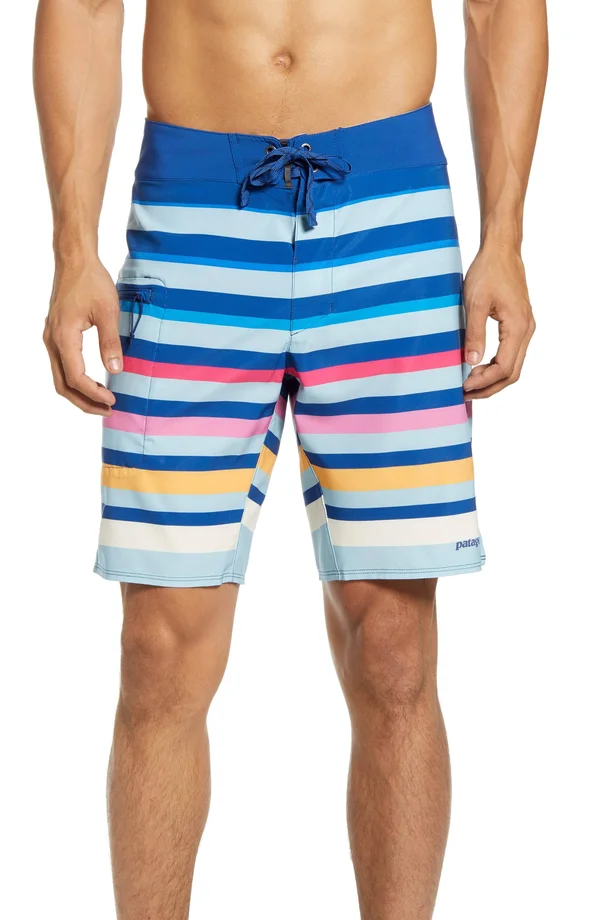 Patagonia Stretch Planing 19x22 Boardshort - Men's 38 Rugby Breakup: Saffron