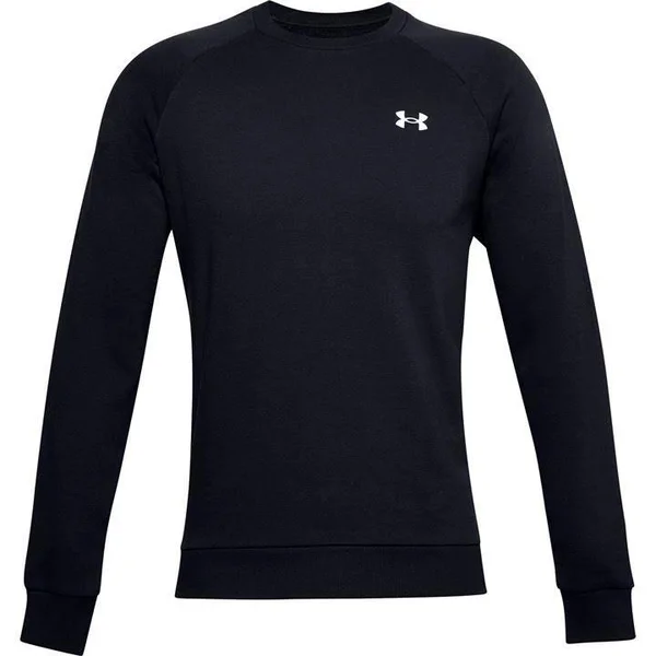 Under Armour Rival Fitted Crew Sweater Mens - Size Medium, Black