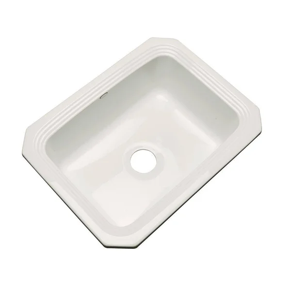 Thermocast Rochester Undermount Acrylic 25 in. Single Bowl Kitchen Sink in Biscuit 25003-UM