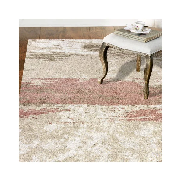 LR Home Abstract Brushstroke Area Rug, 5&2x22 x 7&2