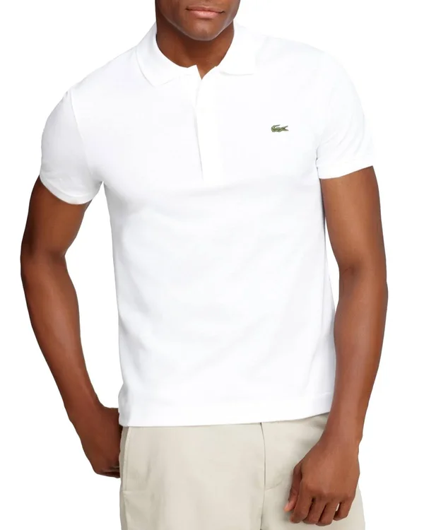 Lacoste Men's Classic Fit Pique Polo Shirt, L.12.12 - Schoolhouse Red