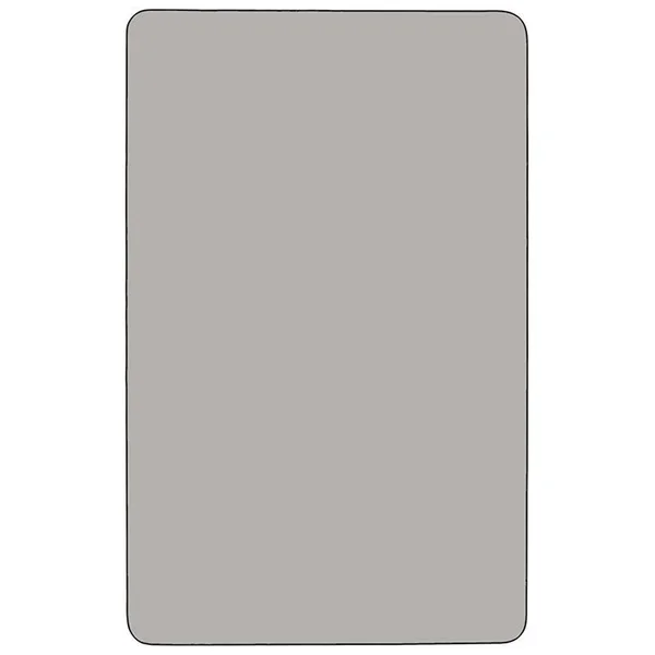 Flash Furniture 30&&w x 72&&l Rectangular Red HP Laminate Activity Table