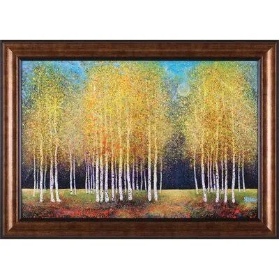 'Golden Grove' Framed Painting Print Charlton Home