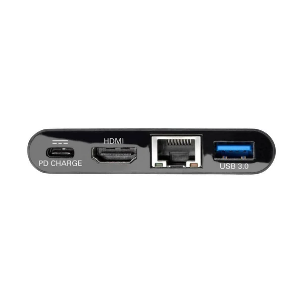 Tripp Lite USB C to HDMI Multiport Video Adapter Converter with USB-A Hub, USB-C PD Charging, Gigabit Ethernet Port, USB Type C